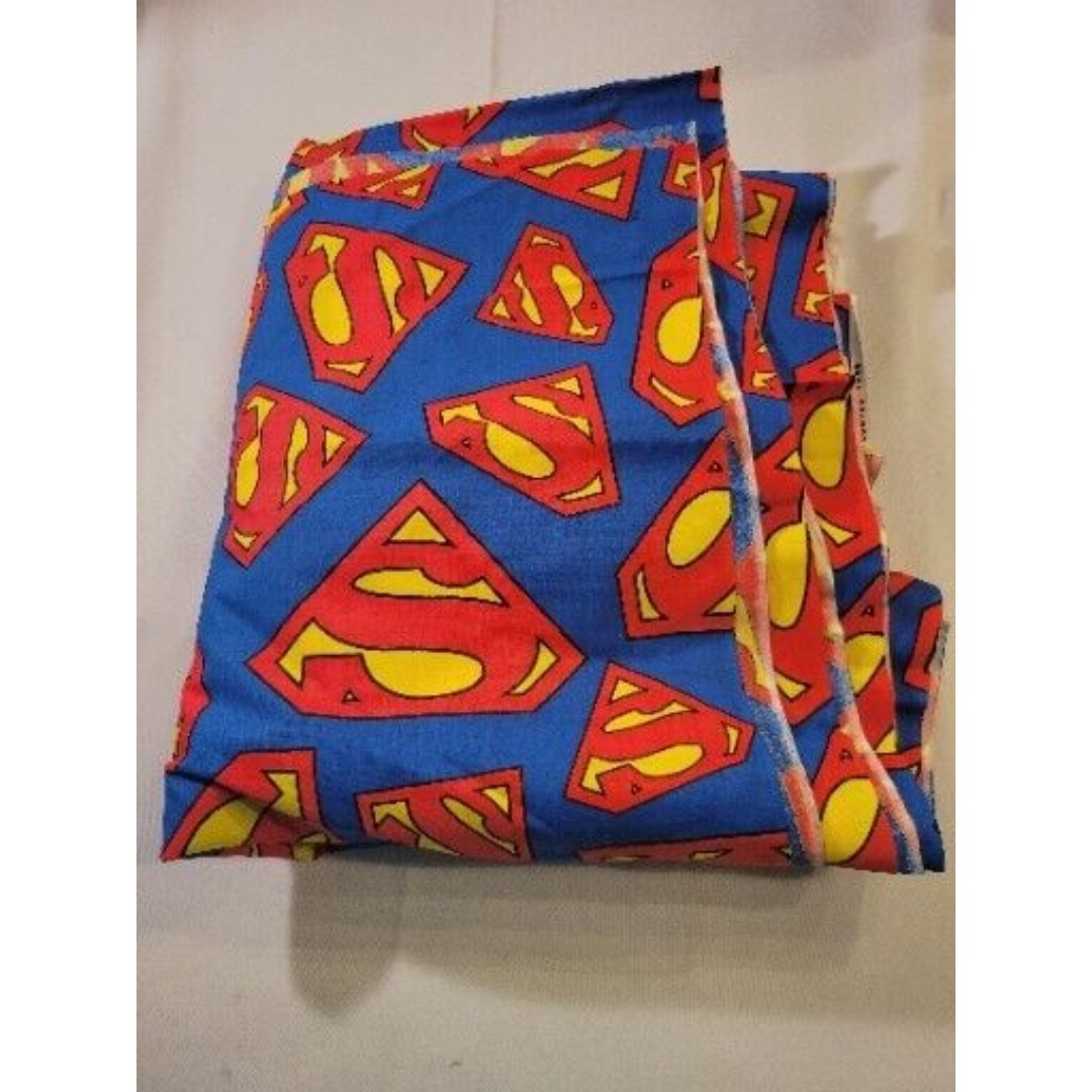5 yards of Superman Cotton Fabric