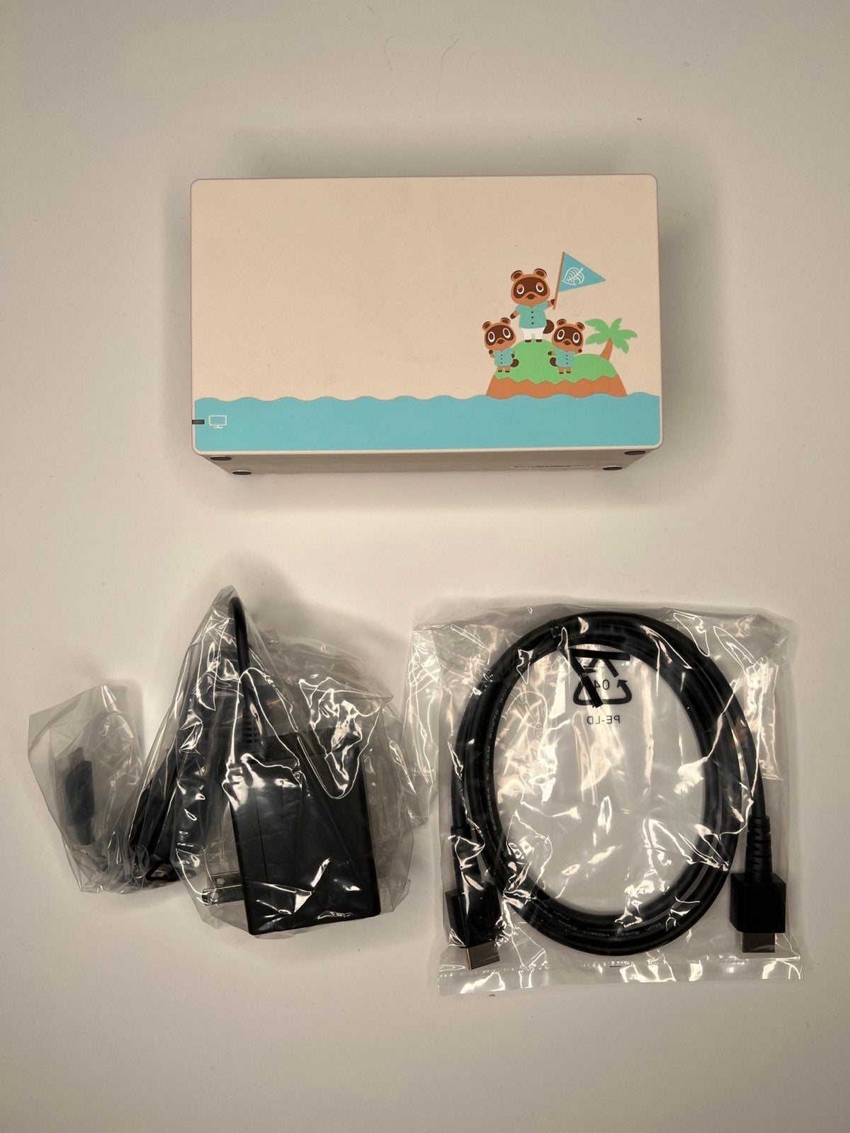 Animal Crossing Nintendo Switch Dock set cradle station hdmi and charger