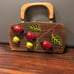 Vintage, handmade wooden purse