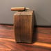 Vintage, handmade wooden purse