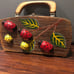 Vintage, handmade wooden purse