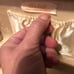 Vintage, handmade wooden purse
