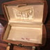 Vintage, handmade wooden purse