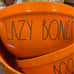 Rae Dunn Orange Halloween Mixing Bowls VHTF