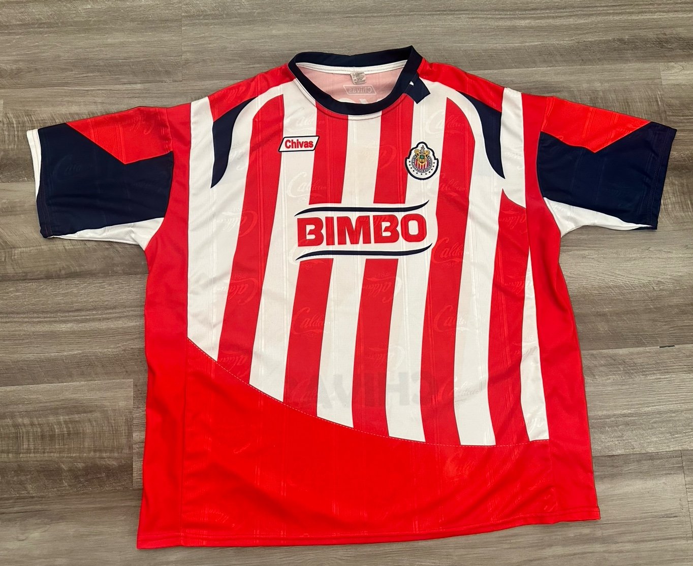 Vintage Club Deportivo Guadalajara Jersey Size 3XL Mexico Chivas Bimbo Futbol