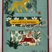 Stampin Up Wildcats Tiger leopard stamp bundle with dies and DSP paper