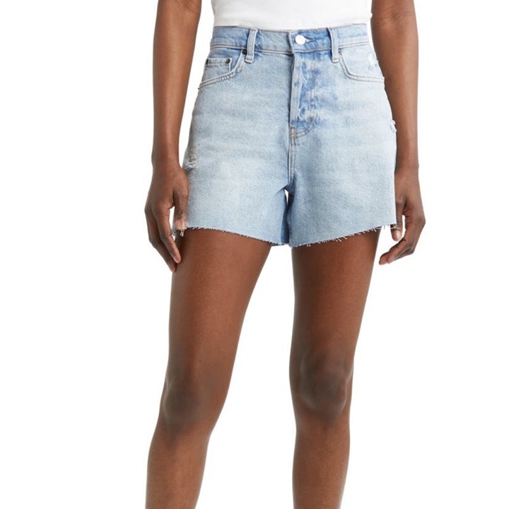 Rails The Zuma High Rise Cut Off Distressed Denim Shorts