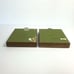 vintage japanese prints poet yamabe no akahito framed set 5x6 inch