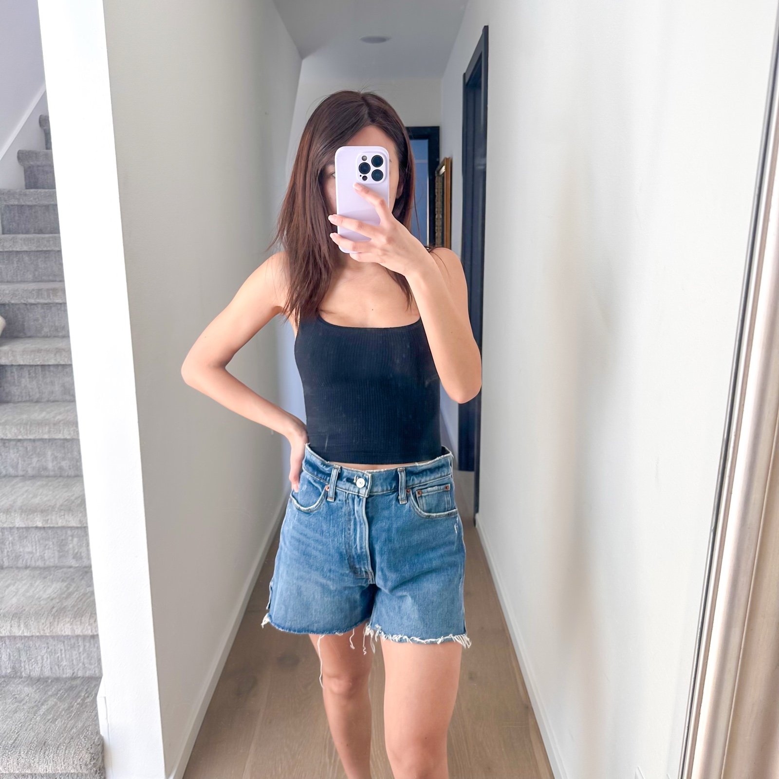 Abercrombie & Fitch Mom Shorts Jeans High Rise Size 25
