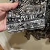 Calypso St. Barth Long Sleeve Silk Dress Black Grey White Size Medium