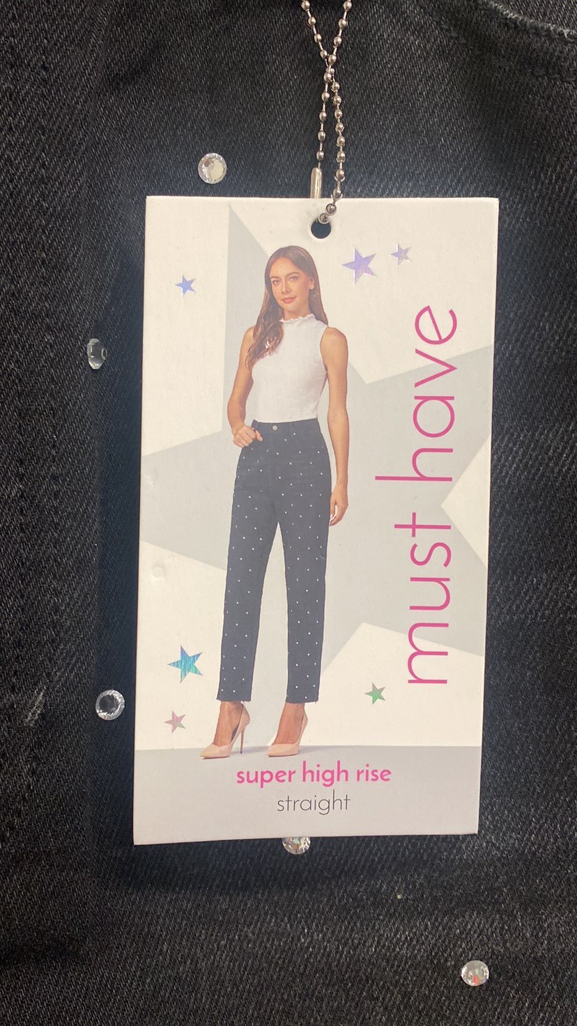 Simply Society Super High Rise Straight Jeans 15/32
