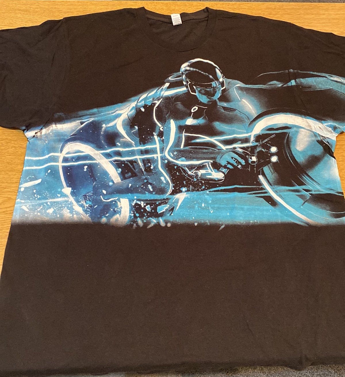 Vintage Disney Tron Legacy Movie Promo Graphic Shirt Size XL