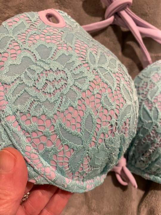 l lavender bikini top 36 C