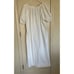 Free People Natural Element Midi White Dress Puff Sleeve Textured Side Slit sz M
