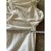 Free People Natural Element Midi White Dress Puff Sleeve Textured Side Slit sz M