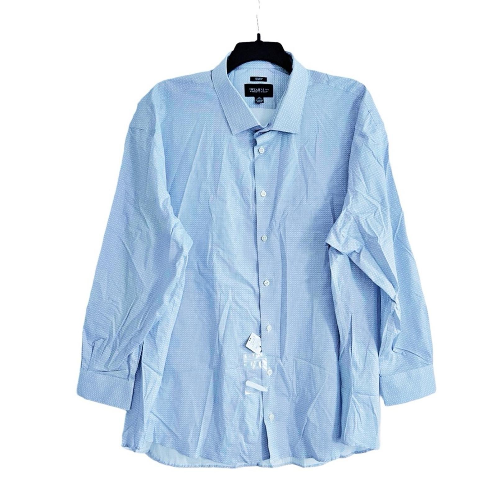 Awearness Kenneth Cole Non-Iron Slim Fit Dress Shirt, Size 20 (34/35) New w/Tag