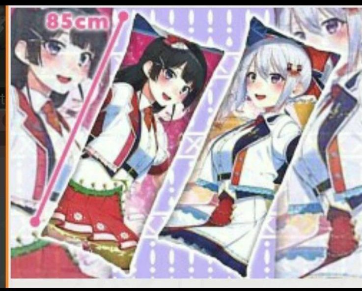 Taito: Nijisanji Long Cushion 85cm RARE