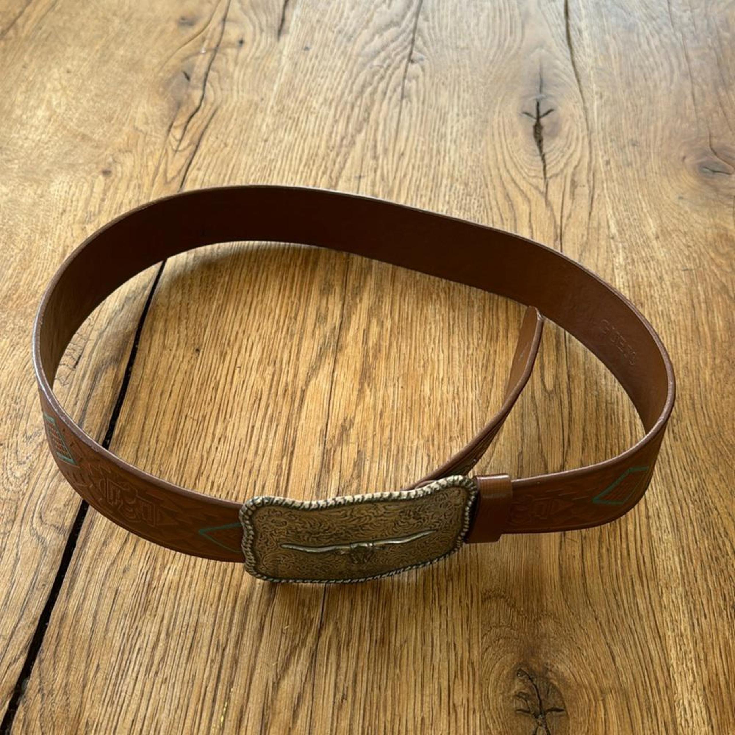 Mens GUESS belt - Western Style