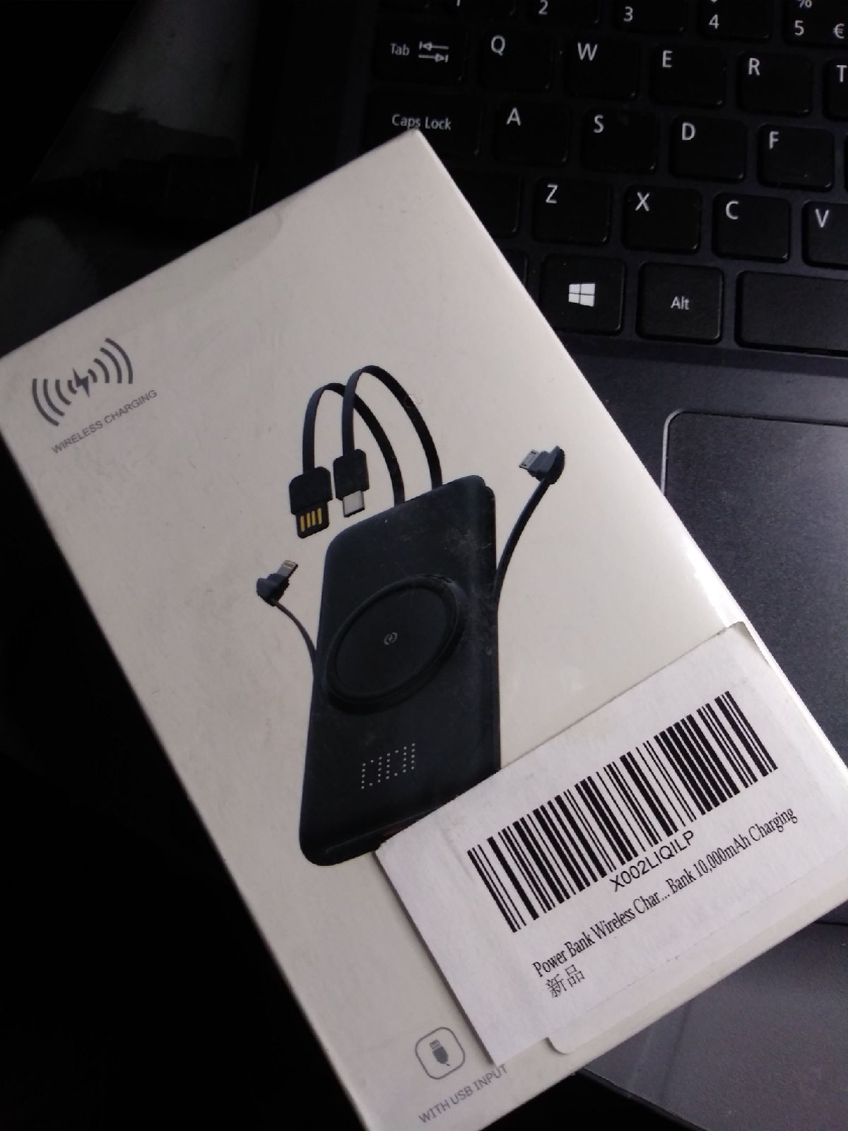 Power bank wireless charger bank 10.000