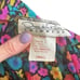 Oscar de la Renta Black Bright Floral Print Swimsuit Cover-Up Sarong Skirt