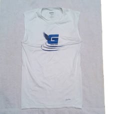 White Goldrush Track Club Tank Top