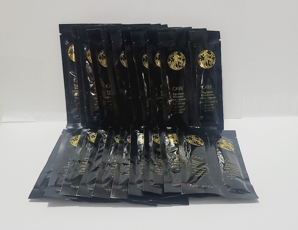ORIBE SIGNATURE SHAMPOO & CONDITIONER TRAVEL PACKET 20 pc lot
