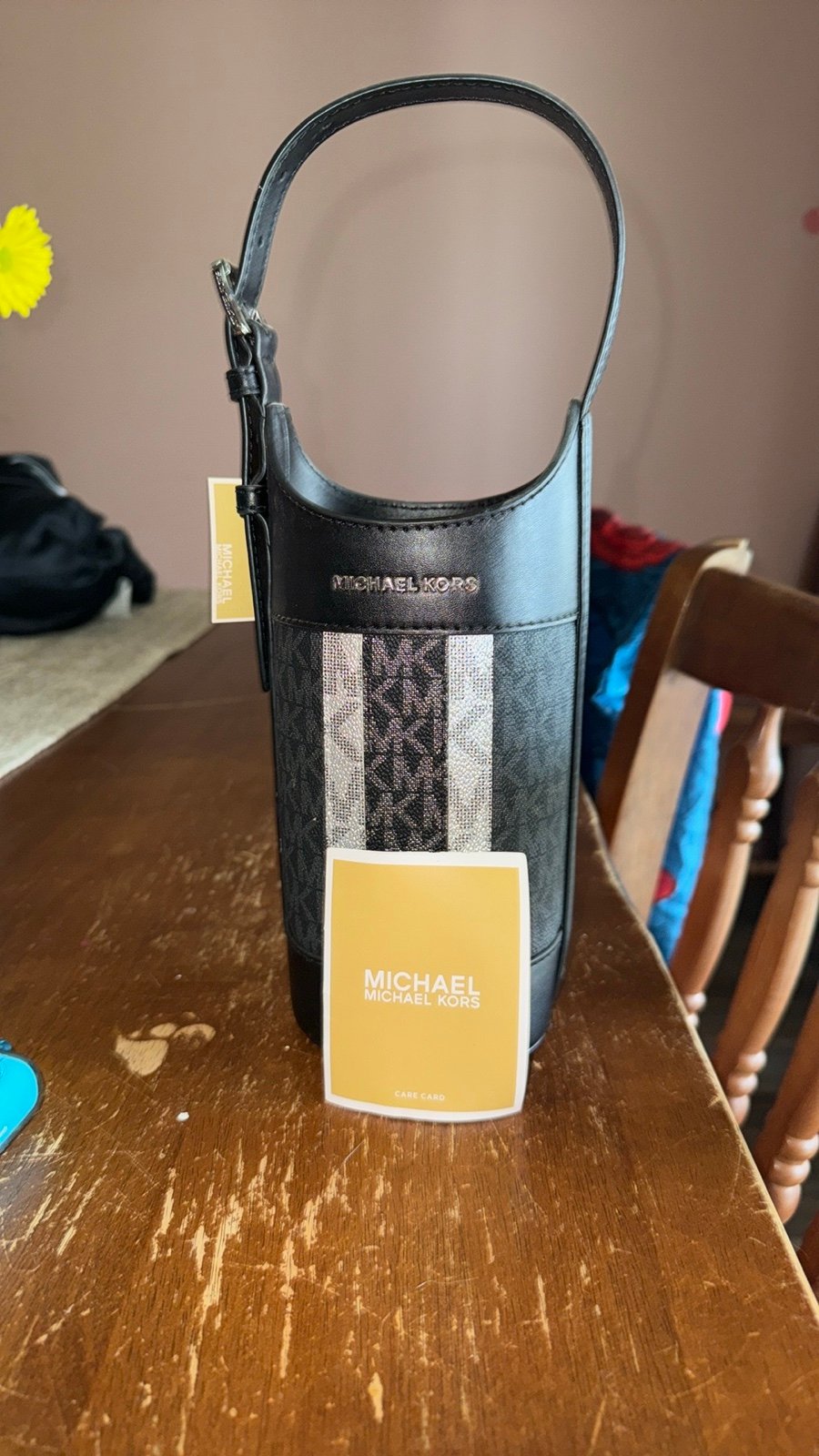 michael kors wine bag