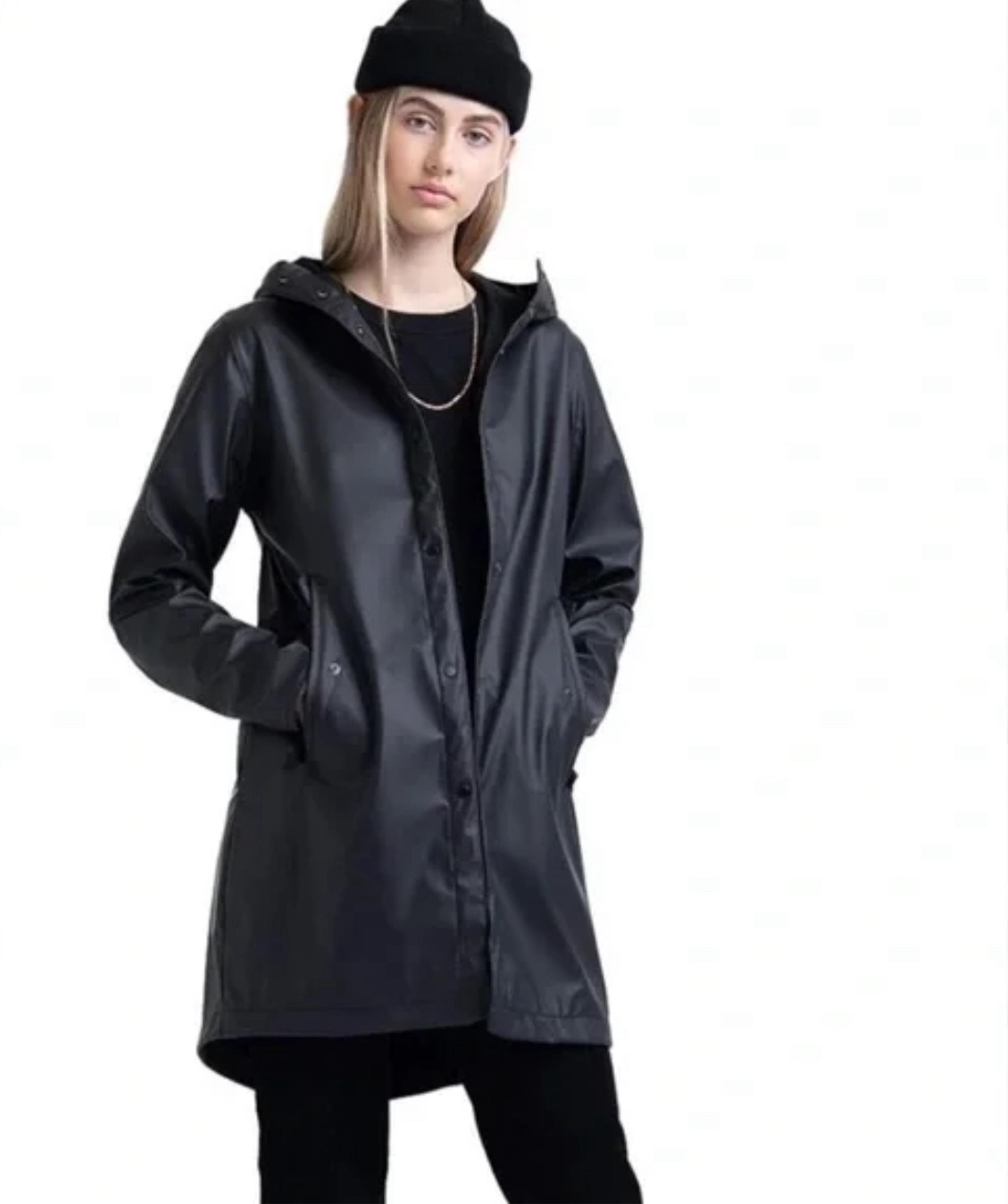 Herschel Supply Co. Classic Fishtail Black Jacket - Size Large