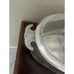 Guardian Service Pan Hammered Aluminum Cookware Vintage Pot Triangle Glass Lid