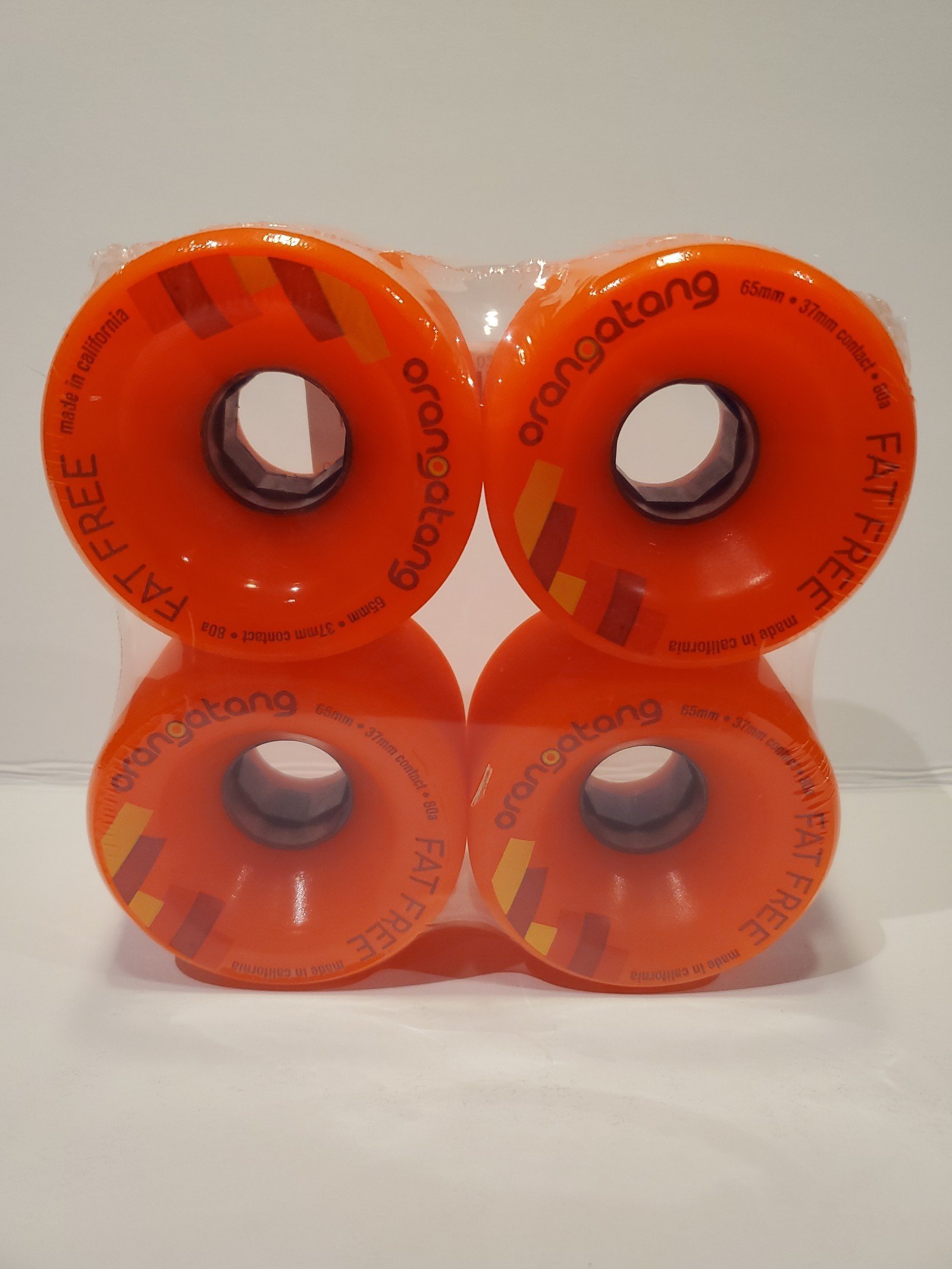 Orangatang FAT FREE 65mmx37mm 80a *New
