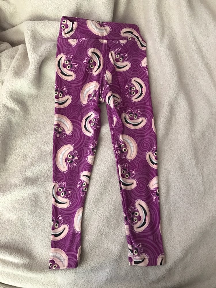 S/M Cheshire Cat Leggings Lularoe