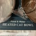 Outdoor Heated Cat Bowl Large Capacity Heated Water Bowl for Cat, Provide Non-Fr