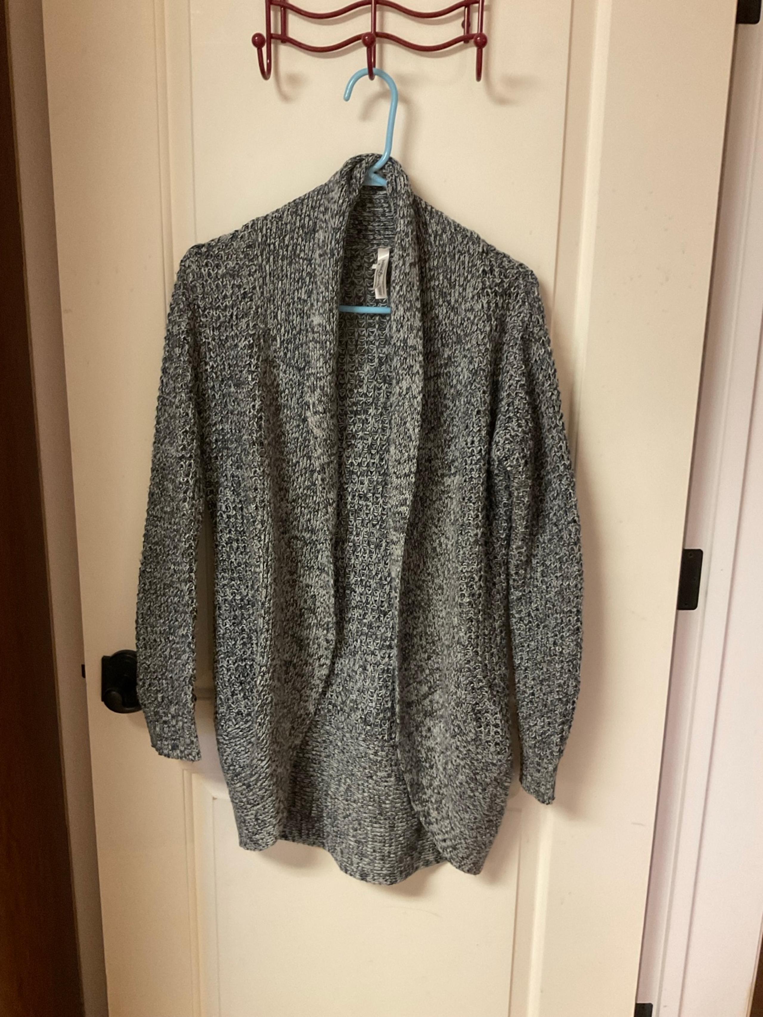 Cardigan Heathered Bobbie Brooks Size M