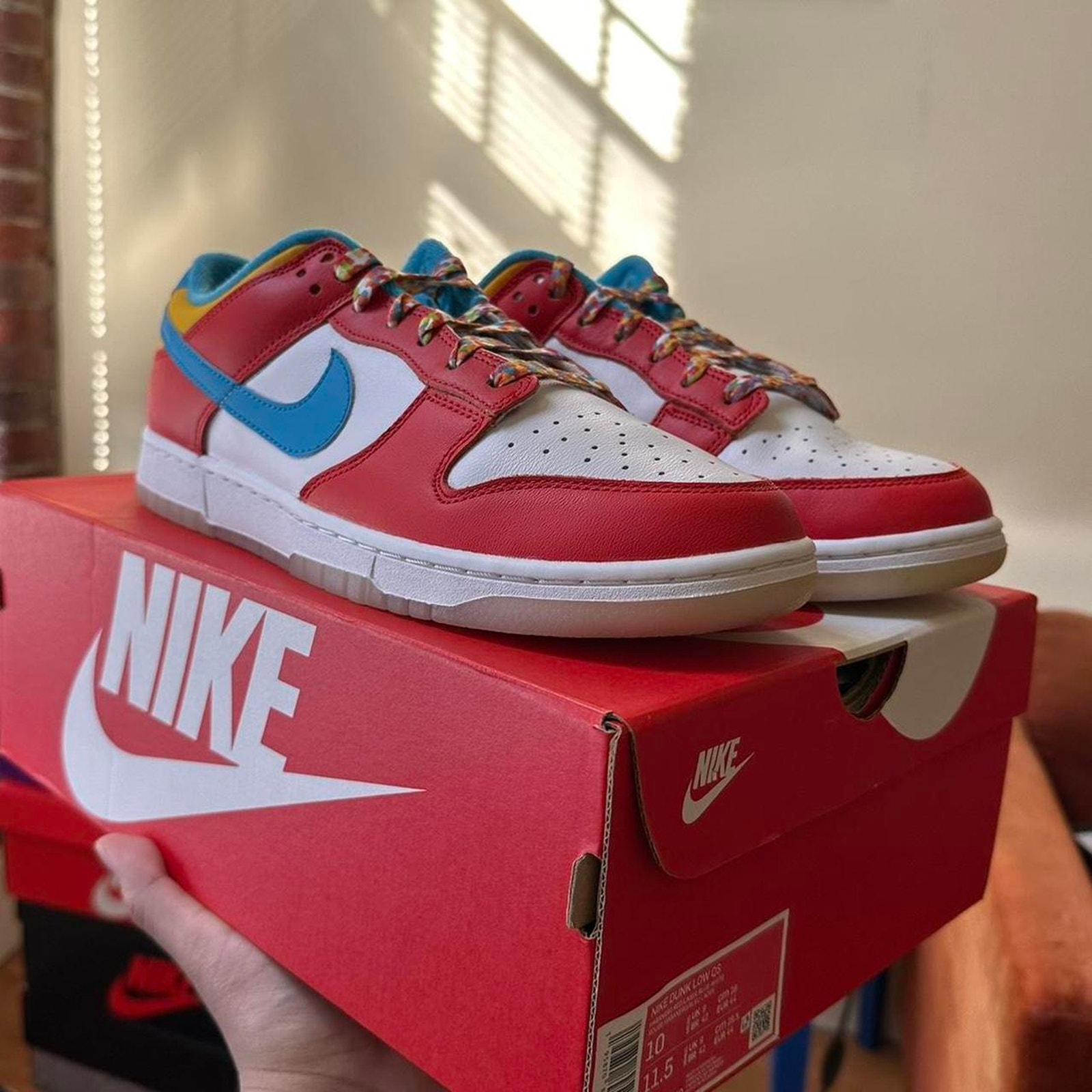 Nike Low Dunk Low QS LeBron James Fruity Pebbles