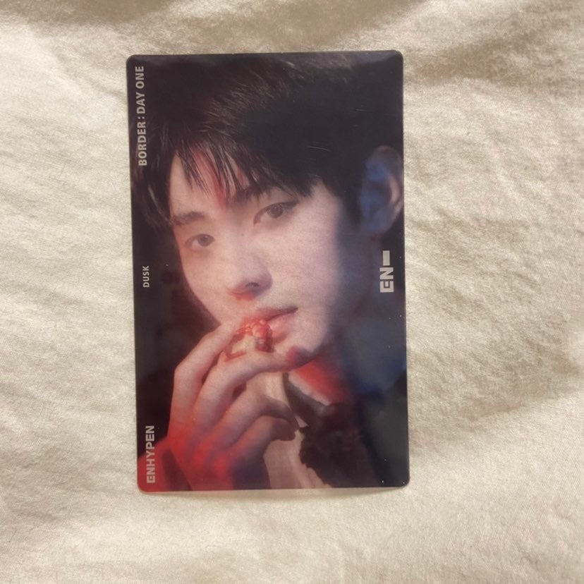 enhypen sunghoon photocard