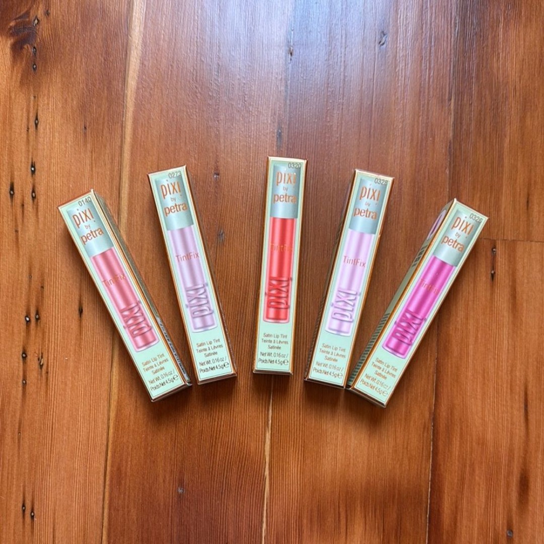 Set of 5 Pixi by Petra TintFix Lip Tint Set NEW