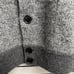 J. Crew 100% Lambswool Button Down Bomber Sweater Cardigan Two Tone BLK Gray L