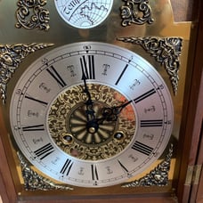 Tempus fuggit grandfather clock