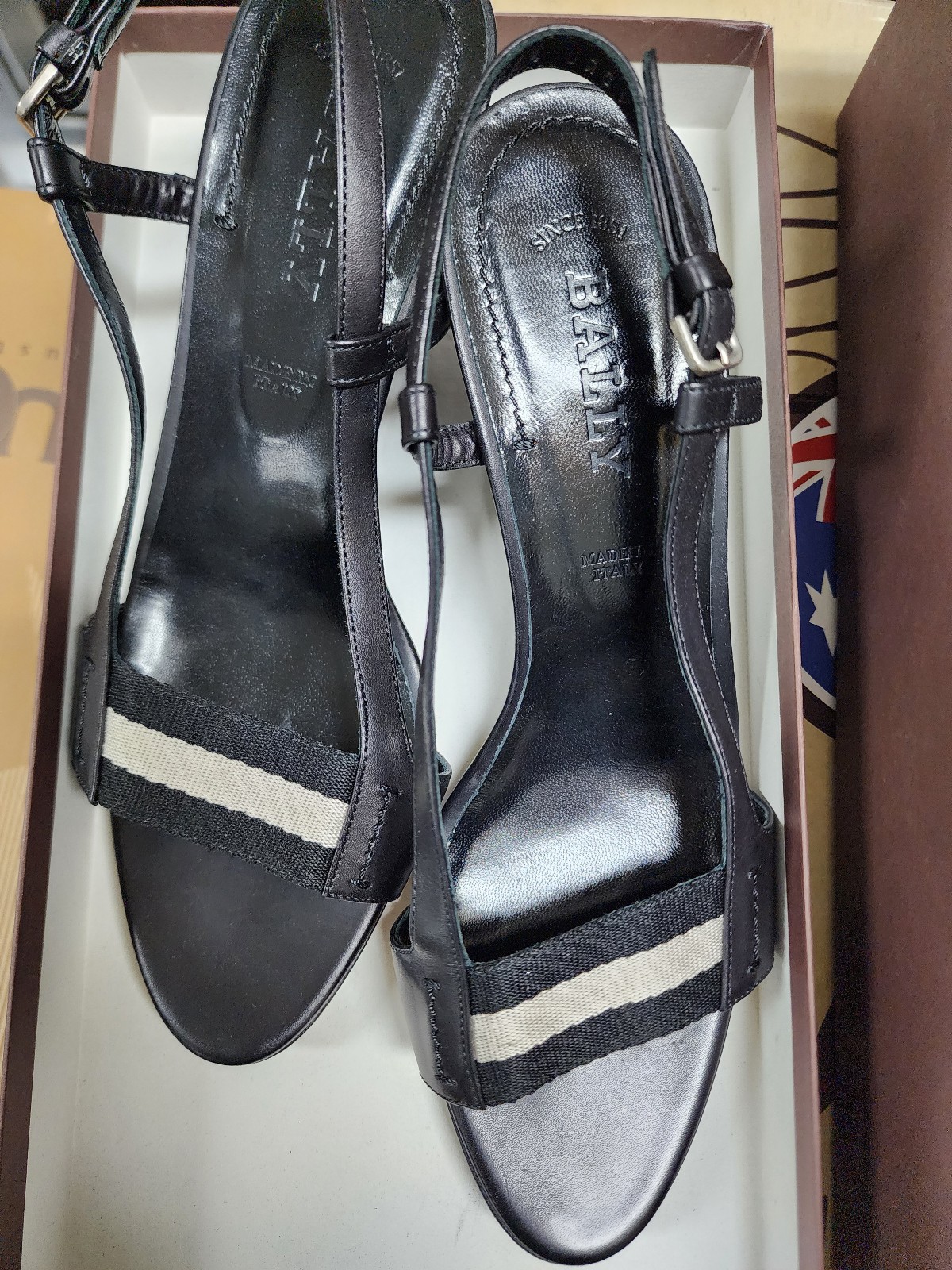 Bally black heels