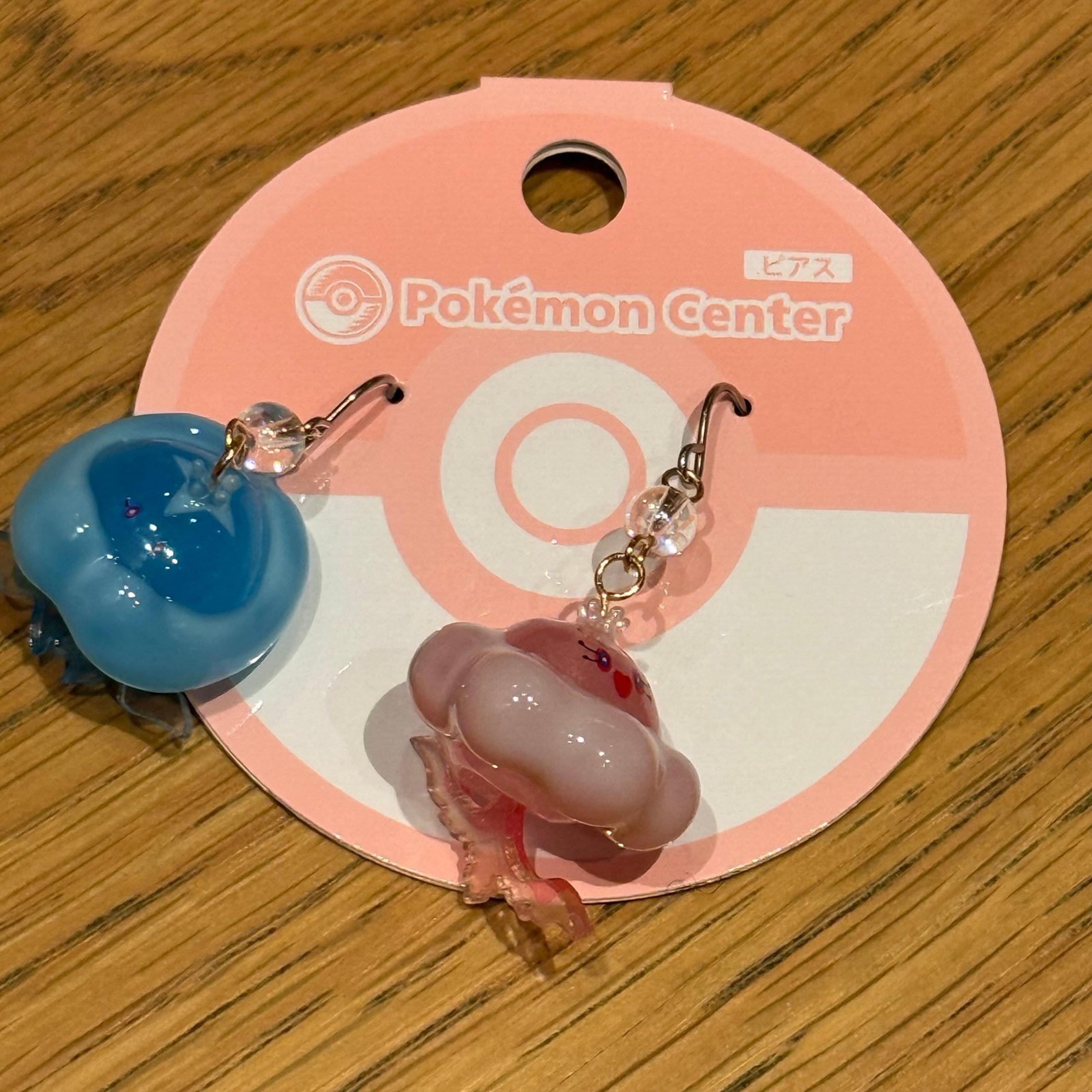Pokemon Center EXCLUSIVE Pierced Earring Pair Jellicent