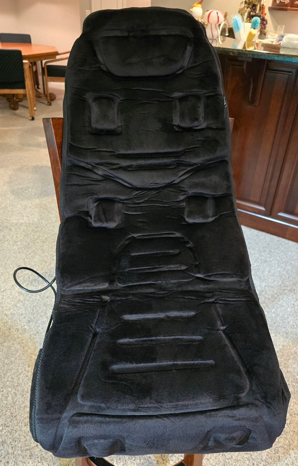 COMFIER Black 10 Motor Massage Cushion With Heat NIB!