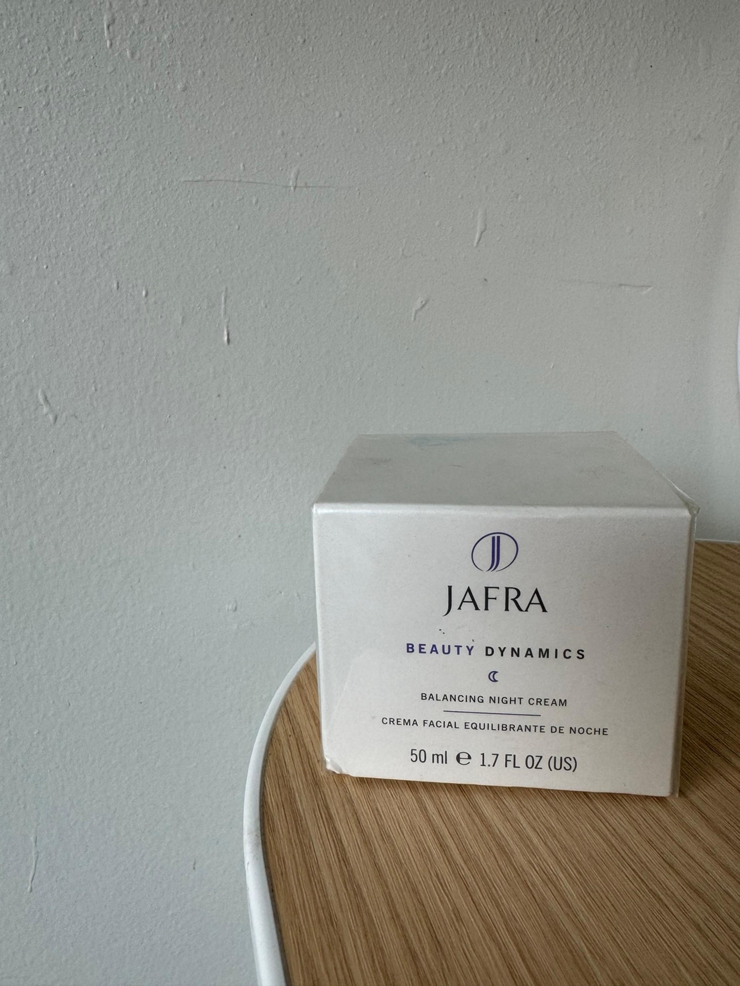 JAFRA Beauty Dynamics Balancing Night Cream 1.7 OZ All Skin Types Sealed