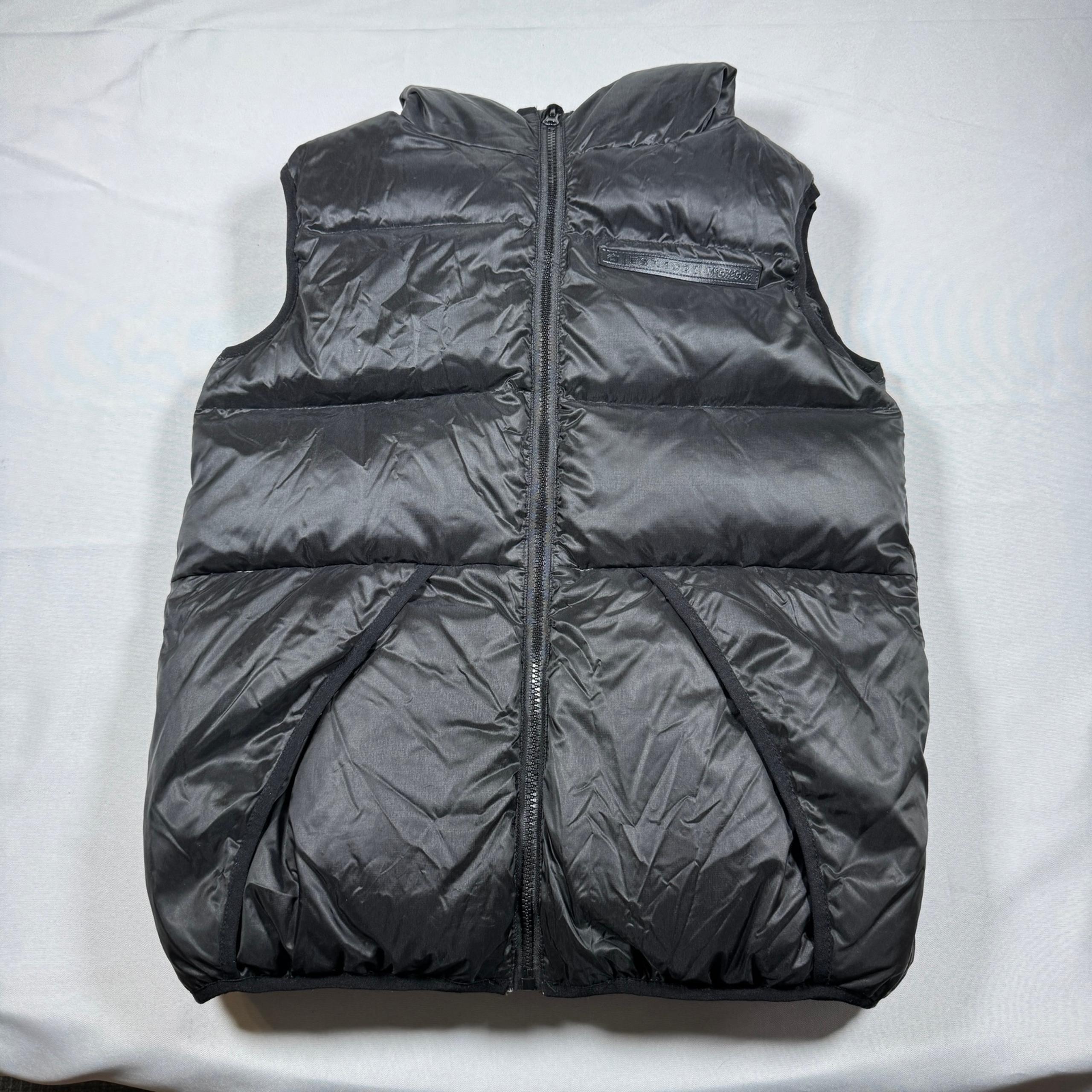 McGregor Vintage Black Vest with Hood Down Mens Sports Wear Fine Quality 160