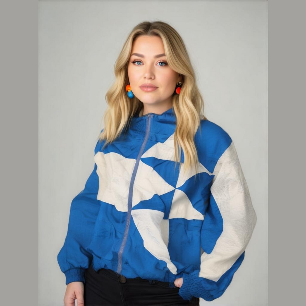Basic Rituals Vintage Windbreaker Jacket Size XL