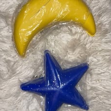 Ikea Smila Star and Mane Moon Light Wall Lamp Night Light