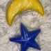 Ikea Smila Star and Mane Moon Light Wall Lamp Night Light