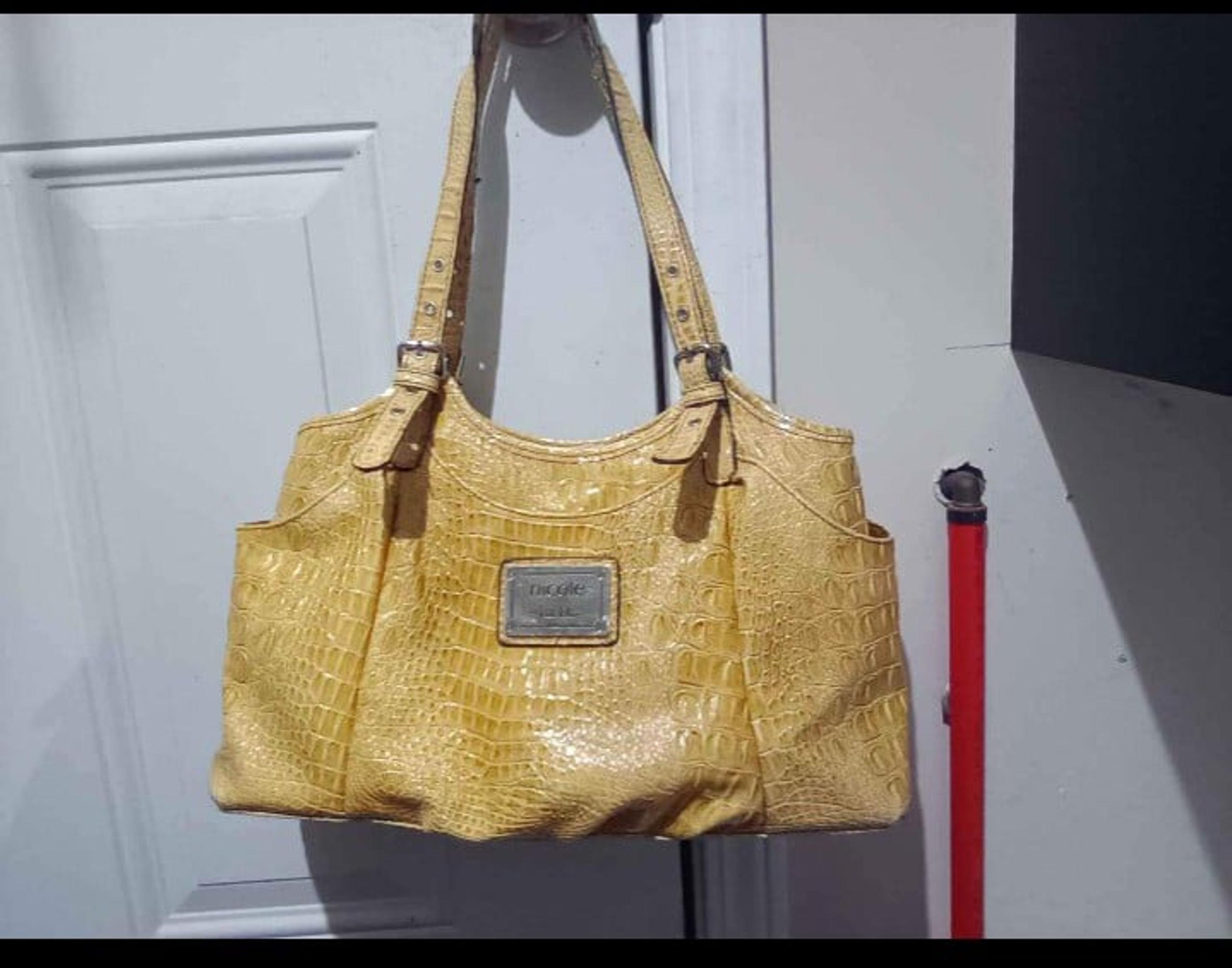 Nicole Miller Summertime Snakeskin Purse