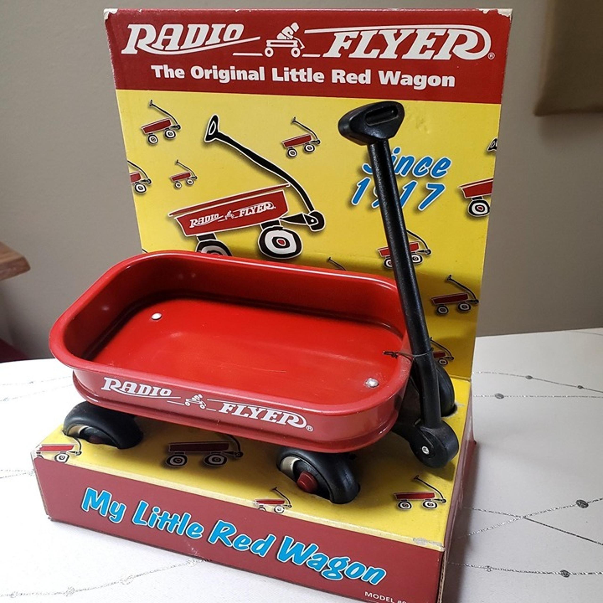 Radio Flyer Wagon Genuine Iconic Toy Minature Real Working Parts Original Box