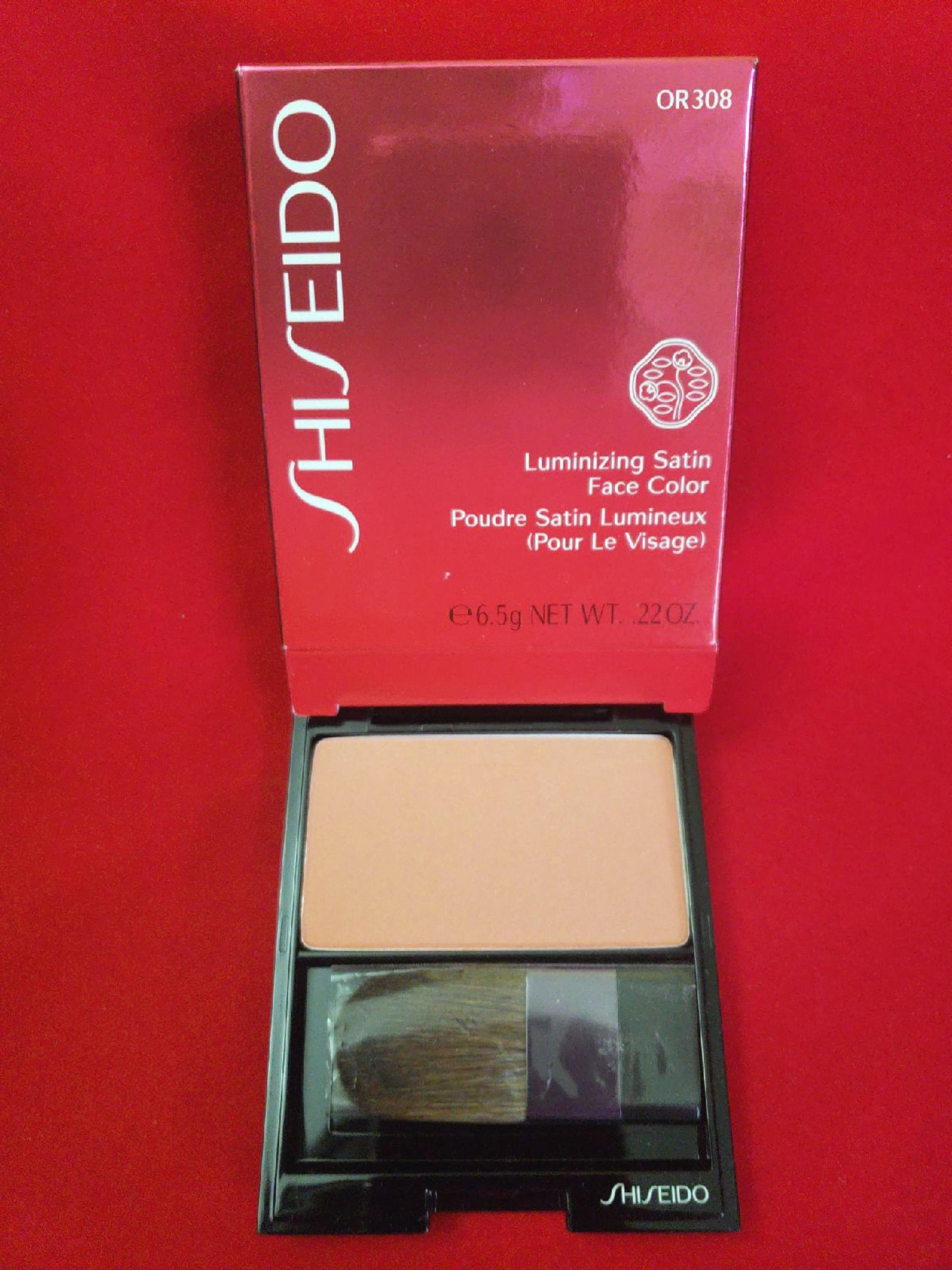 Shiseido lumimizing satin blush OR308