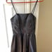 Adrianna Papell Hailey Black Satin Mini Dress NWT Sz 4 Strapless Polyester